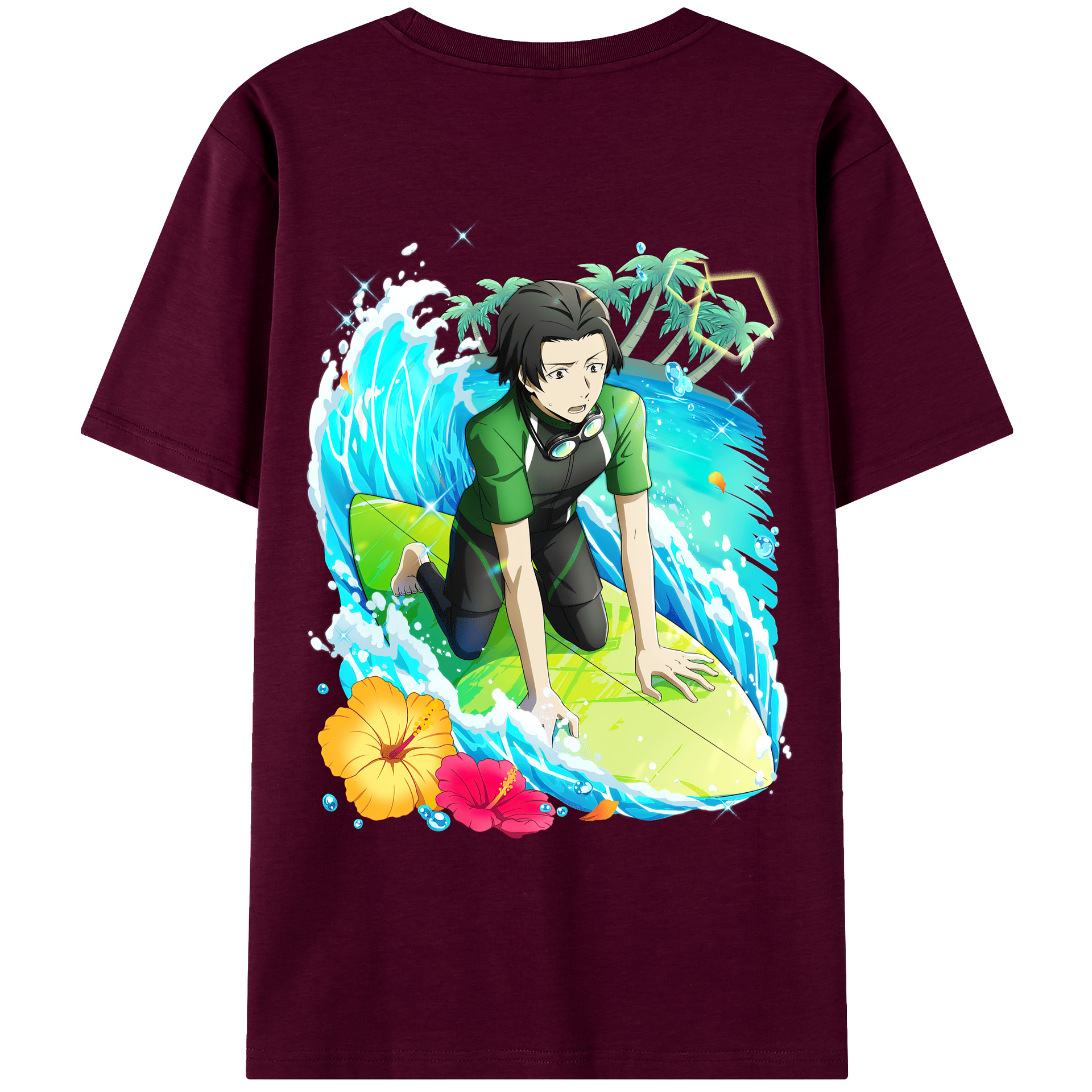 （画像用） 文豪ストレイドッグス Bungo Stray Dogs レディース半袖Tシャツ(バックプリント)